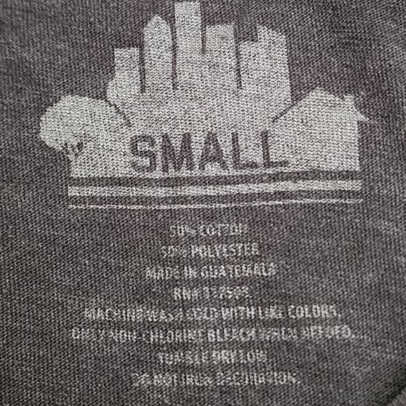 Texas Graphic Tee Shirt Small Grey Gray Top - Picture 3 of 3